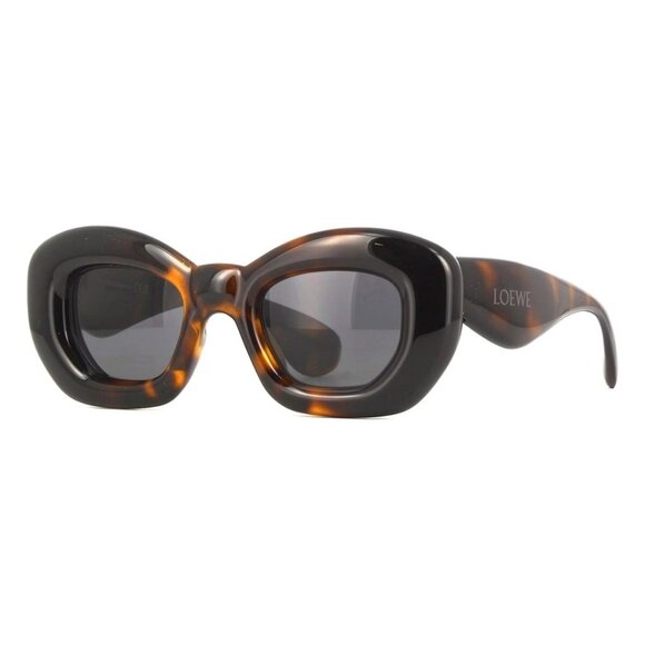 New LOEWE Inflated Havana Cat Eye LW40117I 52A Sunglasses Women - Picture 1 of 4